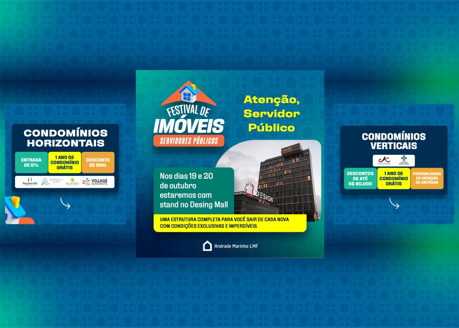 Nos últimos dias do Festival de Imóveis do Servidor Público clientes terão mais comodidade para comprar lotes em condomínios fechados e apartamentos prontos em CG