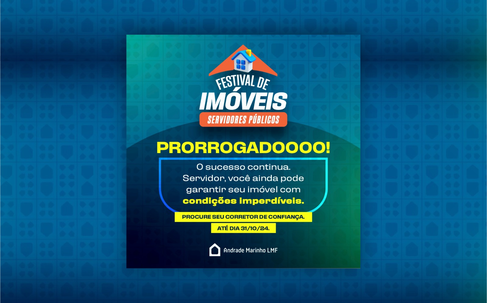 ​Festival de Imóveis do Servidor Público é prorrogado até 31 de outubro
