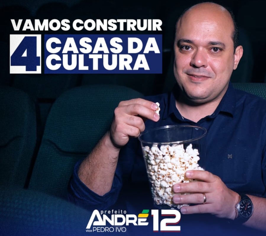 ​ELEIÇÕES'2024: André anuncia “Governo da Cultura”, construindo 4 Casas da Cultura